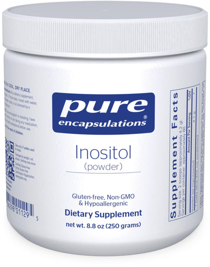 Pure Encapsulations Inositol (Powder) - Supplement to Support Energy, Nervous System & Ovarian Function* - with Myo-Inositol - 8.8 Ounces