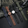 LsvtrUS Mens Watches, Luminous Sport Nylon Band Military Army Watch Analogue Quartz Wrist Watches for Men