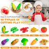 TIKJOYFUL 42Pcs Play Kitchen Accessories, Kids Kitchen Pretend Play Toys with Play Pots and Pans, Utensils Cookware Toys, Play Food Set, Toy Vegetables, Learning Gift for Girls Boys