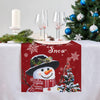 Red Christmas Table Runner - Snowman Rustic Christmas Birds Table Runners Winter Farmhouse Kitchen Dining Table Decoration for Indoor Outdoor Home Holiday Party Decor 13 x 72 Inch (13x72 in)