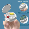 Pill Box 3 Compartment Medicine Pill Case,Portable Pill Box for Pocket or Purse Pill Box Decorative Metal Medicine Vitamin Organizer Unique Gift(Geometric Colorful Mandala)