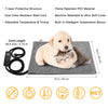 Toozey Pet Heating Pad, 6 Adjustable Temperature Dog Cat Heating Pad with Timer, Indoor Pet Heating Pads for Dogs with Chew Resistant Cord