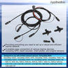 yourour 124-69 NMEA Network Starter Kit,NMEA 2000 Node Terminators, NMEA2000 Connection with T Connector Replace OEM 124-69,Compatible with Lowrance N2K-Exp-Rd-2 Network Starter Kit