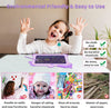 LCD Writing Tablet for Kids, Unicorn Colorful Screen Doodle Board, Toddler Educational Travel Toys, Christmas Birthday Gift for 3 4 5 6 7 Year Old Girls Purple