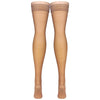 Truform Sheer Compression Stockings, 15-20 mmHg, Women's Thigh High Length, 20 Denier, Beige, Medium