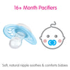 MAM Day & Night Pacifier Value Pack (1 Day & 2 Night Pacifiers), 16 Plus Months, Glow in The Dark Pacifier for Breastfed Babies, Boys