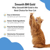 Pet Wellbeing Smooth BM Gold for Cats - Gentle Constipation Relief for Felines - Natural Herbal Supplement 2 oz (59 ml)