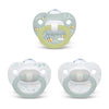 NUK Orthodontic Pacifier Value Pack, Boy, 0-6 Months, 3 Count (Pack of 1)