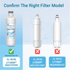 Filterlogic LT1000PC ADQ747935 MDJ64844601 Refrigerator Water Filter, Replacement for LG® LT1000P®/PC/PCS, LFXS26596S, LFXS28596S, LFXC22526S, ADQ74793501, ADQ74793502, Kenmore 46-9980, 3 Filters