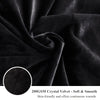 XeGe Plush Shaggy Duvet Cover Luxury Ultra Soft Crystal Velvet Bedding 1PC(1 Faux Fur Duvet Cover),Zipper Closure (Queen, Black)