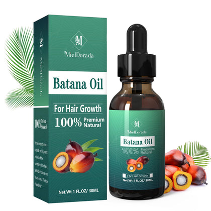 MielDorada Batana Oil for Hair Growth, With Jamaican Black Castor, Rosemary Oil, Natural Organic Hair Treatment Oils, Hair Care Products Suitable for Women and Men - 1oz
