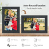 AEEZO 10.1 Inch WiFi Digital Picture Frame, IPS Touch Screen Smart Cloud Photo Frame with 16GB Storage, Easy Setup to Share Photos or Videos via Frameo APP, Auto-Rotate, Wall Mountable (Black)