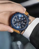 Mens Analog Quartz Chronograph Waterproof Luminous Leather Watch by BENYAR - Business, Work, Sport, Casual, Fashion - Elegant Gift for Men