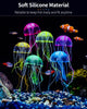 Uniclife 6 Pcs Glowing Jellyfish Ornament Decoration for Aquarium Fish Tank