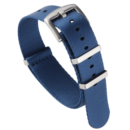 watchdives Nylon Watch Band 20mm 22mm Multicolor Replacement Watch Straps for Men Women (A 26 Blue, 20mm)