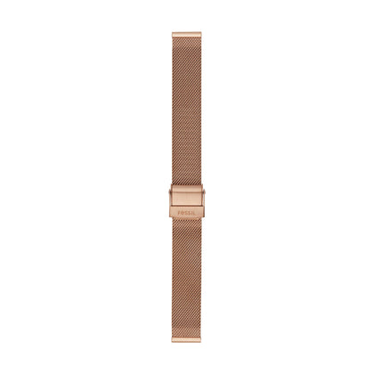 Fossil Women's 12mm Mesh Interchangeable Watch Band Strap, Color: Rose Gold Mesh (Model: S121026)