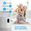 MOOKA Air Purifiers for Home Large Room up to 1076ft², H13 True HEPA Air Filter Cleaner, Odor Eliminator, Remove Smoke Dust Pollen Pet Dander, Night Light(Available for California)