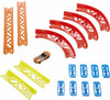 Hot Wheels Track Builder Unlimited Playset Premium Curve Pack, 16 Component Parts & 1:64 Scale Toy Car