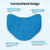 Innostretch Neck Cloud Pillow - Blue Neck Stretcher - Neck Curve Restorer - Cervical Traction Neck Pillow - TMJ Relief Products - Neck Headache Relief - Neck and Shoulder Relaxer