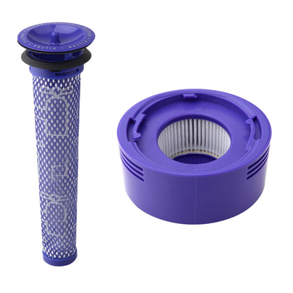 Hechuang Filters kit for Dyson V7, V8 Animal And Absolute Vacuum, Replacement Parts (DY-96566101) and Post- Filter (DY-96747801)