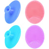 Baby Cradle Cap Brush, Silicone Baby Bath Brush, Silicone Scrubbers Exfoliator Brush | The SkinSoother Baby Essential for Dry Skin, Cradle Cap and Eczema (Small - Blue&Green&Purple&Rose)