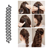 OBSCYON 27Pcs Hair Styling Set, Hair Design Styling Tools, DIY Hair Accessories Hair Modelling Tool Kit Magic Fast Spiral Hair Braid Braiding Tool for Women and Girls