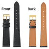 WOUKUP Quick Release Slim Watch Band Top Grain Leather Watch Strap Replacement Bracelet 18mm 20mm 22mm for Men and Women