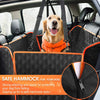 Giomoc Dog Car Seat Cover for Back Seat, Waterproof Seat Protector Scratchproof Pet Hammock with 4 Bags Side Flaps, Washable Nonslip Backseat Protection for Cars Trucks and SUVs.