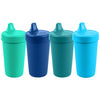 Re Play Made in USA 10 Oz. Sippy Cups for Toddlers (4-pack) Spill Proof Sippy Cup for 1+ Year Old - Dishwasher/Microwave Safe - Hard Spout Kids Cups with Lid 3.13