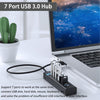 USB Hub 3.0, VIENON 7-Port USB Data Hub Splitter for Laptop, PC, MacBook, Mac Pro, Mac Mini, iMac, Surface Pro and More USB Devices