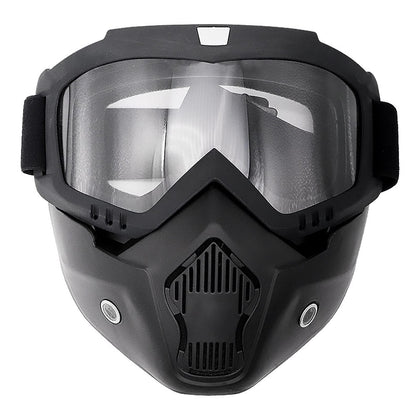 PPGAREGO Paintball Mask Anti Fog | Airsoft Helmet And Mask Full Face | Tactical Mask for Men | Airsoft Goggles Ballistic Goggles Tactical Goggles | For Skiing Paintball Shooting Cycling Fishing (M002)