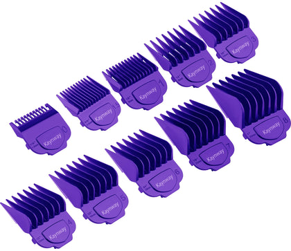 Kaynway for Andis Clipper Magnetic Clipper Guards 10PCS, Professional Clipper Guard Guides Comb for Andis Master/Envy/bgrc/Ultra Edge pro Clip Hair Clippers - 1/16