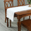 Sattiyrch Faux Fur Table Runner 15x70 Inch,White Table Decoration for Xmas