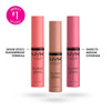 NYX PROFESSIONAL MAKEUP Butter Gloss, Non-Sticky Lip Gloss - Pack Of 3 (Angel Food Cake, Creme Brulee, Madeleine)