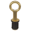 Attwood 7524A7 Snap-Handle Drain Plug, For 1-Inch-Diameter Drains, Locks in Place, Brass Handle, Rubber Plug