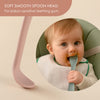 6-Piece Silicone Feeding Spoons for First Stage Baby and Infant, Soft-Tip Easy on Gums I Training Spoon | Baby Utensils Feeding Supplies, Dishwasher & Boil-proof
