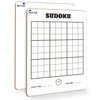 SCRIBBLEDO Dry Erase Sudoku for Kids Sudoku Puzzles for Adults All Ages 9x12 White Board Easy Hard Sudoku Math Educational Game Whiteboard