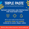 Triple Paste 3X Max Diaper Rash Ointment, Maximum Strength Zinc Oxide Ointment for Severe Diaper Rash, 2 oz Tube