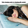 Sleep Mask, Silk Eye Mask for Sleeping with Adjustable Strap, Satin Blackout Sleeping Eye Mask for Men&Women, Comfortable Blindfold Eyeshade for Night Sleep(Black)