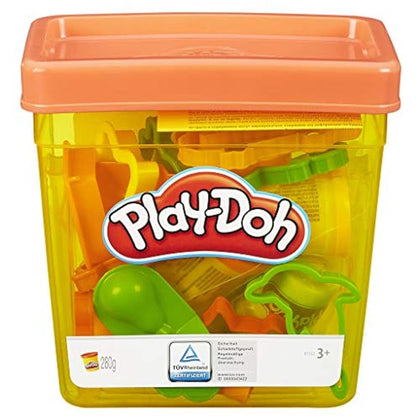 Play Doh Fun Tub Playset, Starter Set for Kids with Storage, 18 Tools, 5 Non-Toxic Colors, Preschool Toys, Easter Crafts, Ages 3+ (Amazon Exclusive)