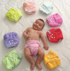 ALVABABY Baby Cloth Diapers 6 Pack with 12 Inserts One Size Adjustable Washable Reusable for Baby Girls and Boys 6BM98
