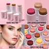 KIMUSE Multi Stick Trio Face Makeup, Cream Blush Stick for Cheeks & Lips, Contour Stick & Highlighter Makeup Sticks for All Skin