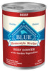 Blue Buffalo Homestyle Recipe Natural Adult Wet Dog Food, Beef 12.5 oz cans (Pack of 12)