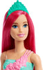 Barbie Dreamtopia Royal Doll with Dark-Pink Hair & Sparkly Bodice Wearing Removable Skirt, Shoes & Headband