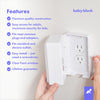 Award Winning Child Proof Outlet Cover | Baby Proof Wall Outlet Cover Box | Outlet Covers Baby Proofing | Outlet Box Cover | Electrical Outlets | Baby Outlet Cover | Outlet Protector | Outlet Lock