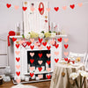 Valentines Day Decor 10Pack Heart Garland Banners Valentines Party Decorations Supplies Wedding Banner Engagement Banner Photo Props Valentines Decoration Heart Banners Home Party Decors 100 Hearts