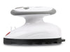 Small Mini Iron - Dual Voltage Compact Design, Great for Travel - Non-Stick Ceramic Soleplate - Dry or Steam Ironing - Extra-Long Power Cord - Heats Rapidly in 15 Seconds