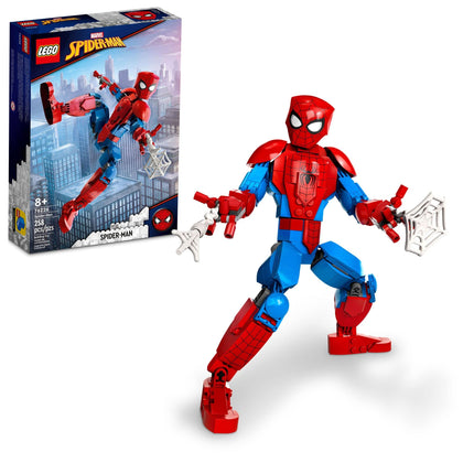 LEGO Marvel Spider-Man 76226 Building Toy - Fully Articulated Action Figure, Superhero Movie Inspired Set with Web Elements, Gift for Grandchildren, Collectible Model for Boys, Girls, and Kids Ages 8+