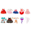 ZQDOLL 19 pcs American Doll Clothes Gift for 18 inch Doll Clothes and Accessories, Including 10 Complete Sets of Clothing