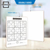 SCRIBBLEDO Dry Erase Sudoku for Kids Sudoku Puzzles for Adults All Ages 9x12 White Board Easy Hard Sudoku Math Educational Game Whiteboard